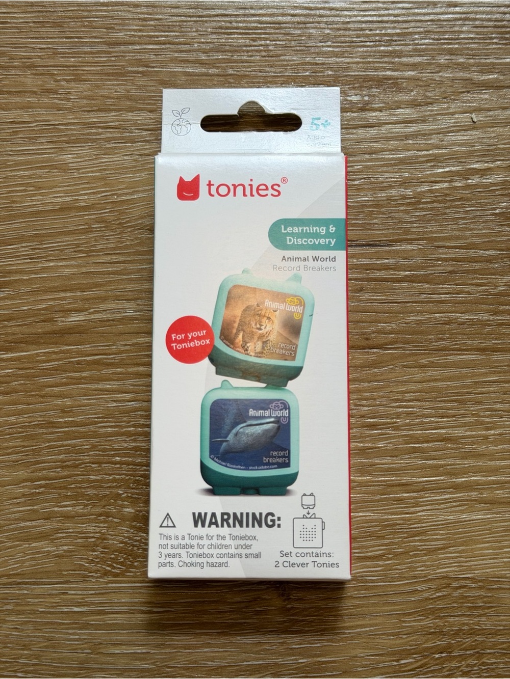 tonies Learning & Discovery Animal World Tonies Set - Teal